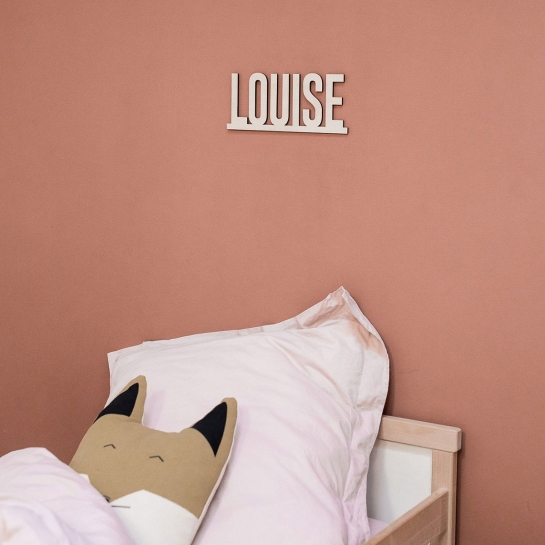 Prénom en bois personnalisé June & Jane - Décoration sur-mesure - Bois de peuplier - Fabrication artisanale en France