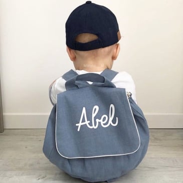 Sac à dos en lin personnalisé Image 38431