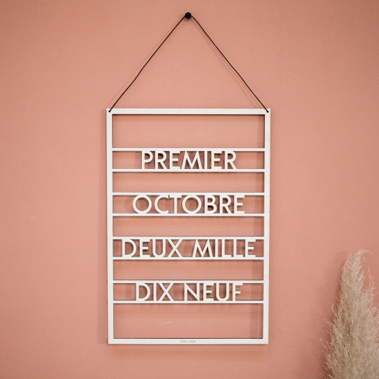 Date souvenir encadrée - Les Raffineurs