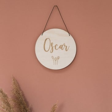 Médaillon en bois personnalisé (image 2)