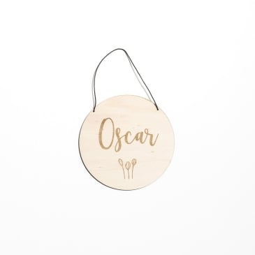 Médaillon en bois personnalisé Image 38464