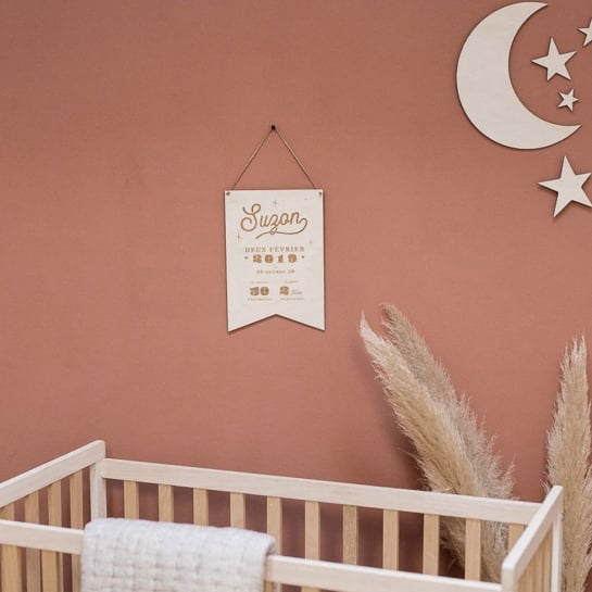 Etendard de naissance personnalisé - Les Raffineurs