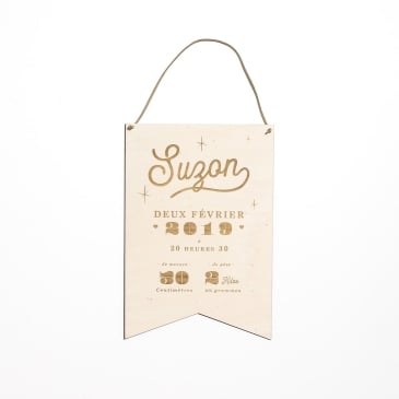 Etendard de naissance personnalisé Image 38917