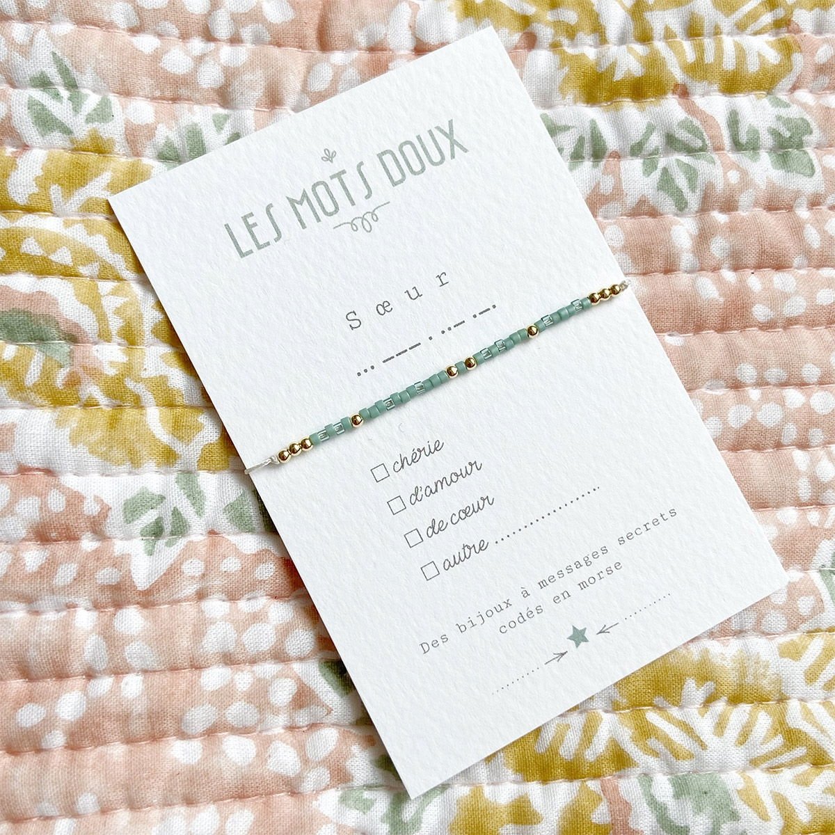 Bracelet à message - Les Raffineurs