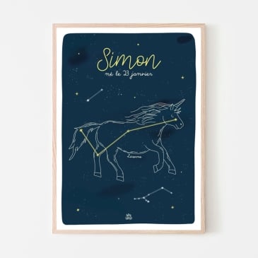 Affiche personnalisée constellations Image 40073