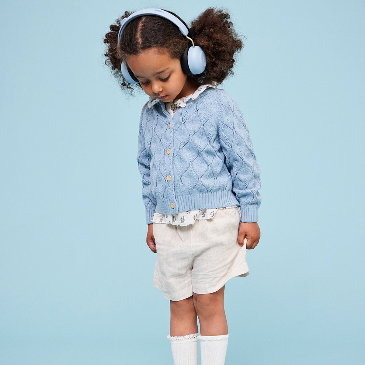 Casque audio bluetooth Kreafunk - Protection auditive enfants - Oreillettes ourson & 40h autonomie - Rose (Kreafunk) - Image 3