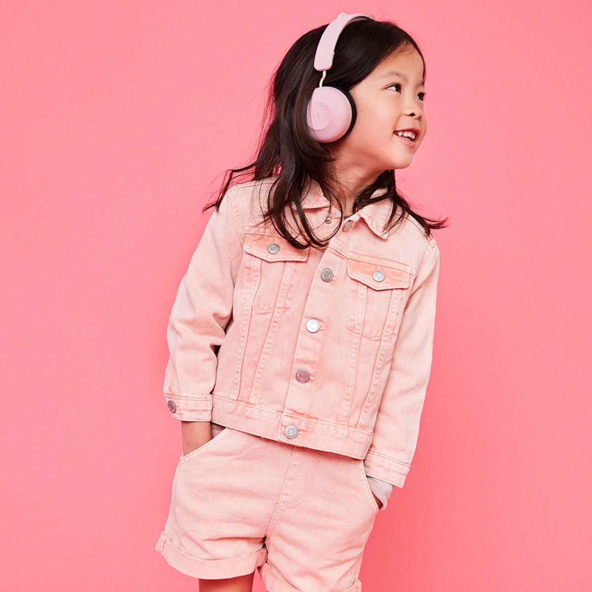 Casque audio bluetooth Kreafunk - Protection auditive enfants - Oreillettes ourson & 40h autonomie - Rose (Kreafunk) - Image 4
