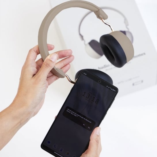 Casque audio bluetooth Kreafunk - Protection auditive enfants - Oreillettes ourson & 40h autonomie