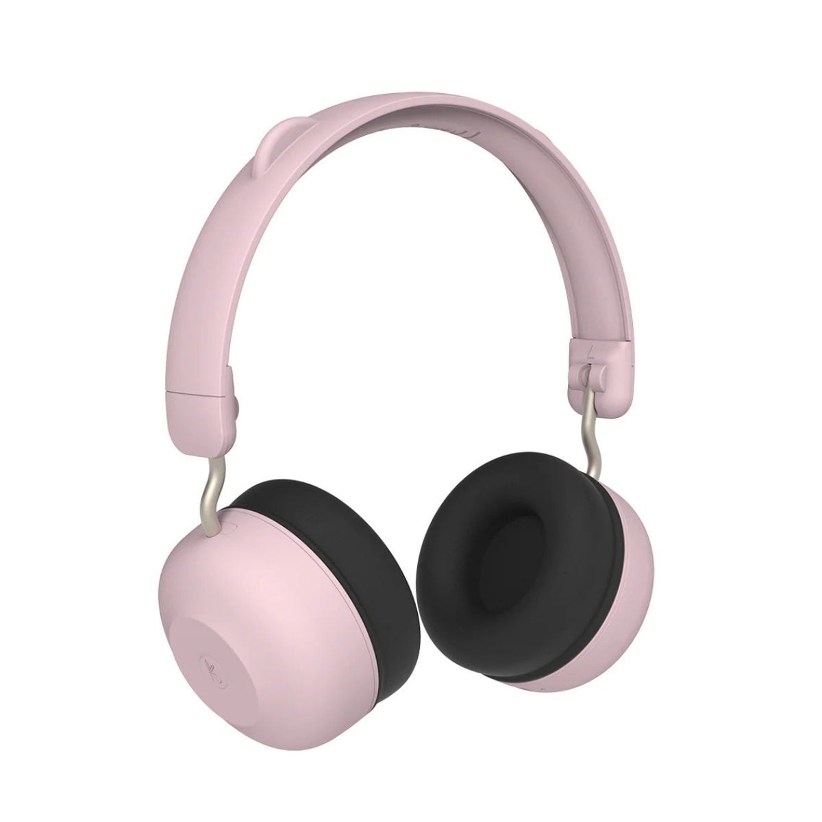 Kreafunk - Casque audio bluetooth Kreafunk - Protection auditive enfants - Oreillettes ourson & 40h autonomie - Rose