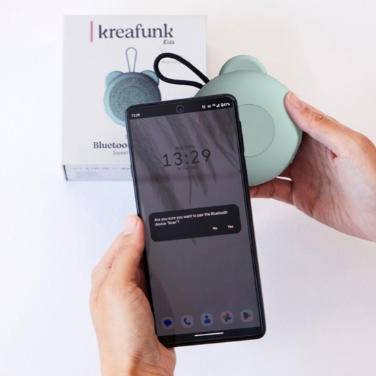 Enceinte bluetooth Kreafunk - Mini format, maxi son - Étanche IPX5 & 14h d’autonomie