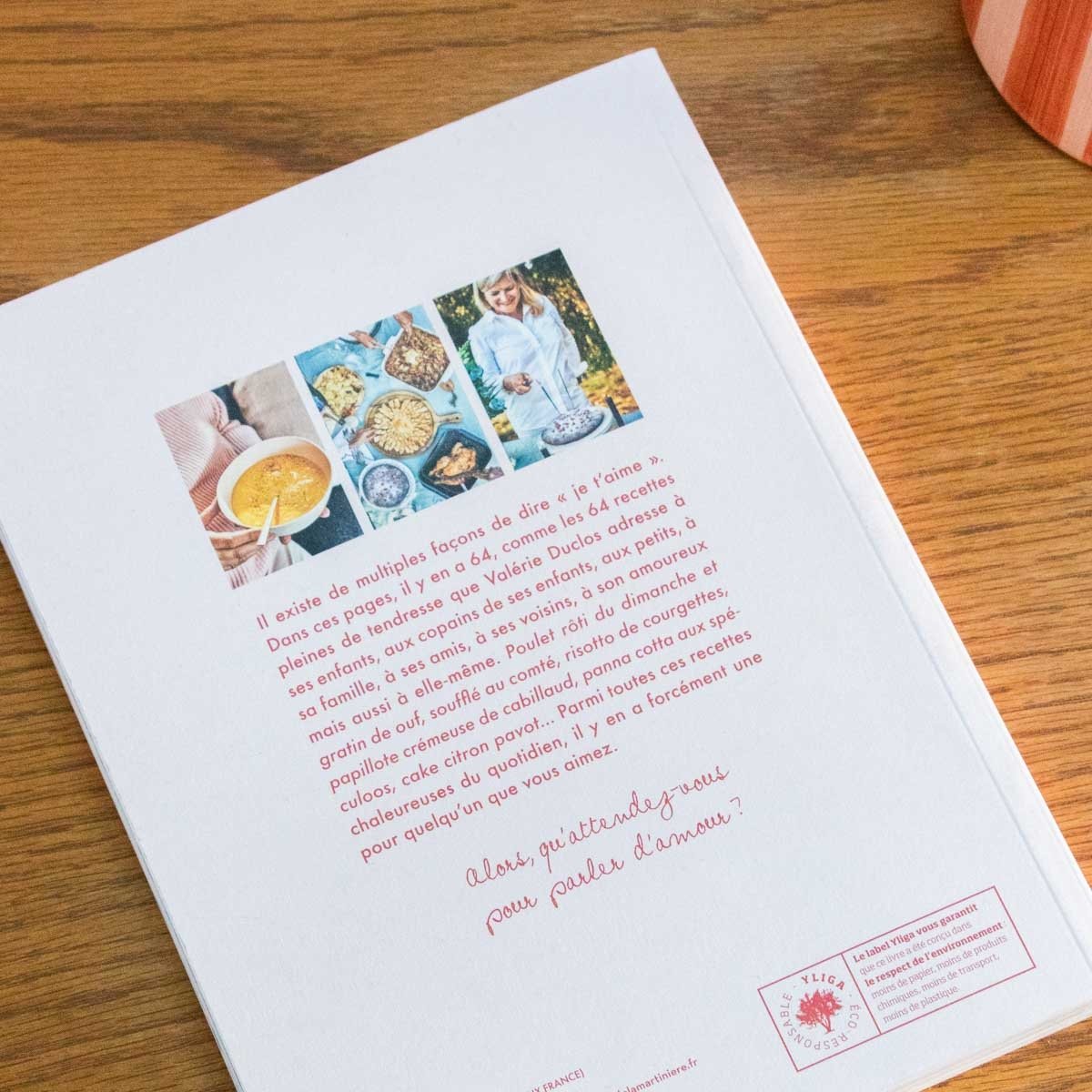 Livre Cuisiner c'est dire je t'aime – 64 recettes gourmandes & réconfortantes - Valérie Duclos