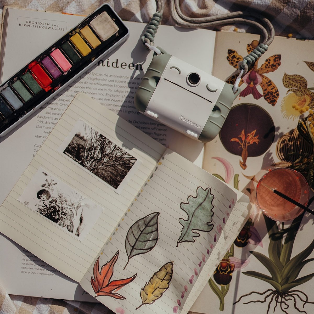 Appareil Photo Instantané Enfant Kidywolf - Impression Thermique | Caméra Selfie & Stockage SD - USB-C