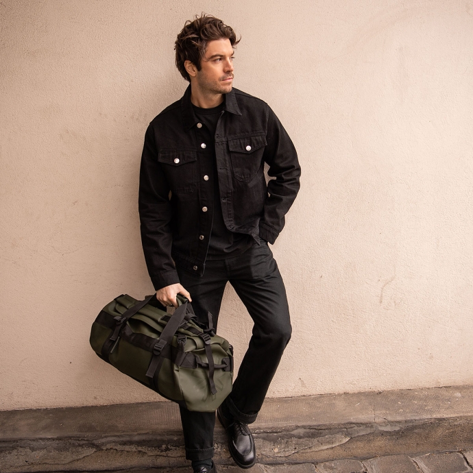 Sac de voyage Texel duffel Rains – Imperméable 43 L, multi-portage (dos, épaule, main), design scandinave robuste