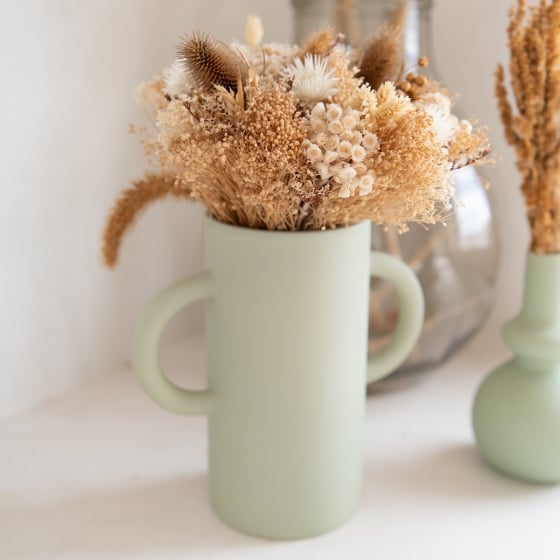 Vase méditerranée en céramique Oustao – Vase artisanal en céramique tourné à la main à Marseille, déco méditerranéenne authentiq