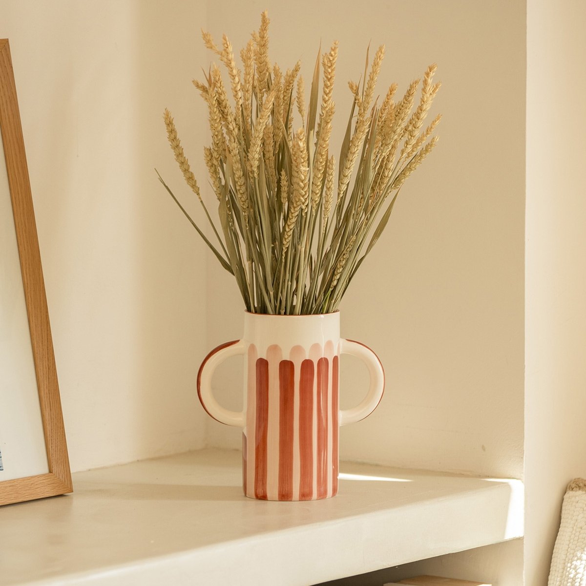 Vase méditerranée en céramique Oustao – Vase artisanal en céramique tourné à la main à Marseille, déco méditerranéenne authentiq