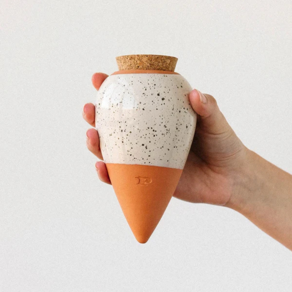 Réservoir d’eau naturel Pépin – Olla en céramique microporeuse, arrosage autonome et économe pour plantes