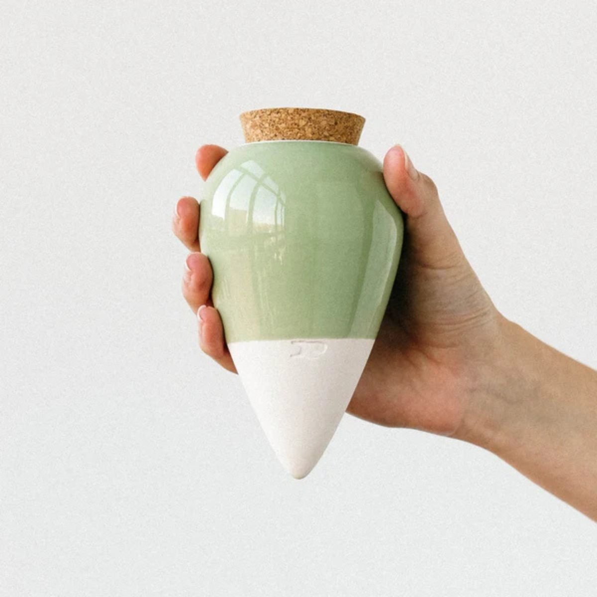 Réservoir d’eau naturel Pépin – Olla en céramique microporeuse, arrosage autonome et économe pour plantes