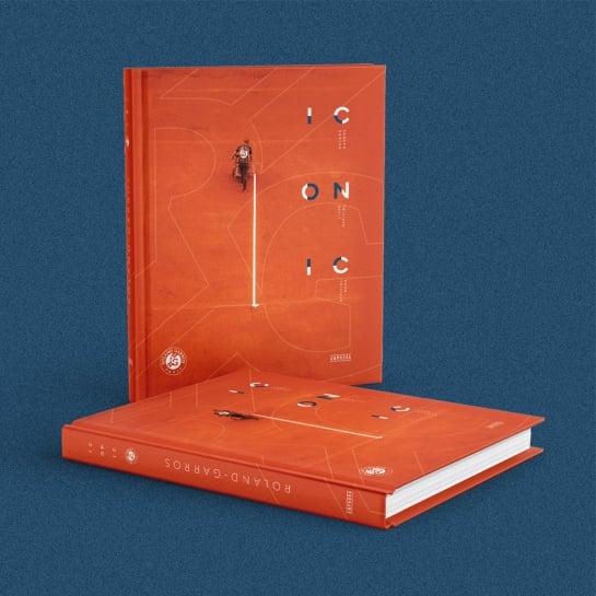 Livre photo Roland Garros Iconic – Images mythiques du tournoi – Édition Amphora