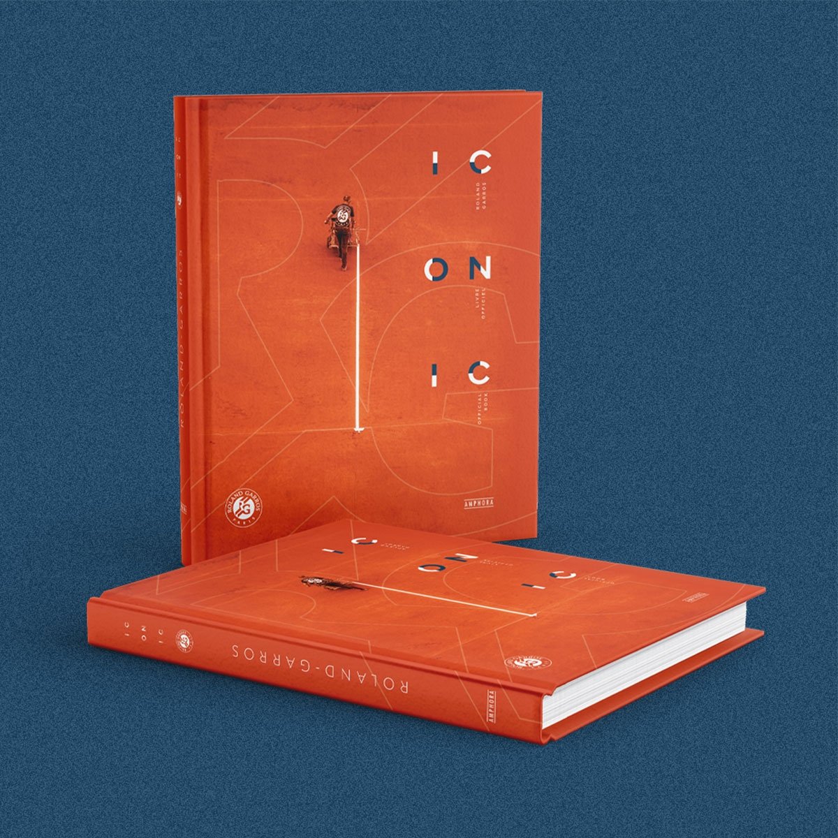 Livre photo Roland Garros Iconic – Images mythiques du tournoi – Édition Amphora