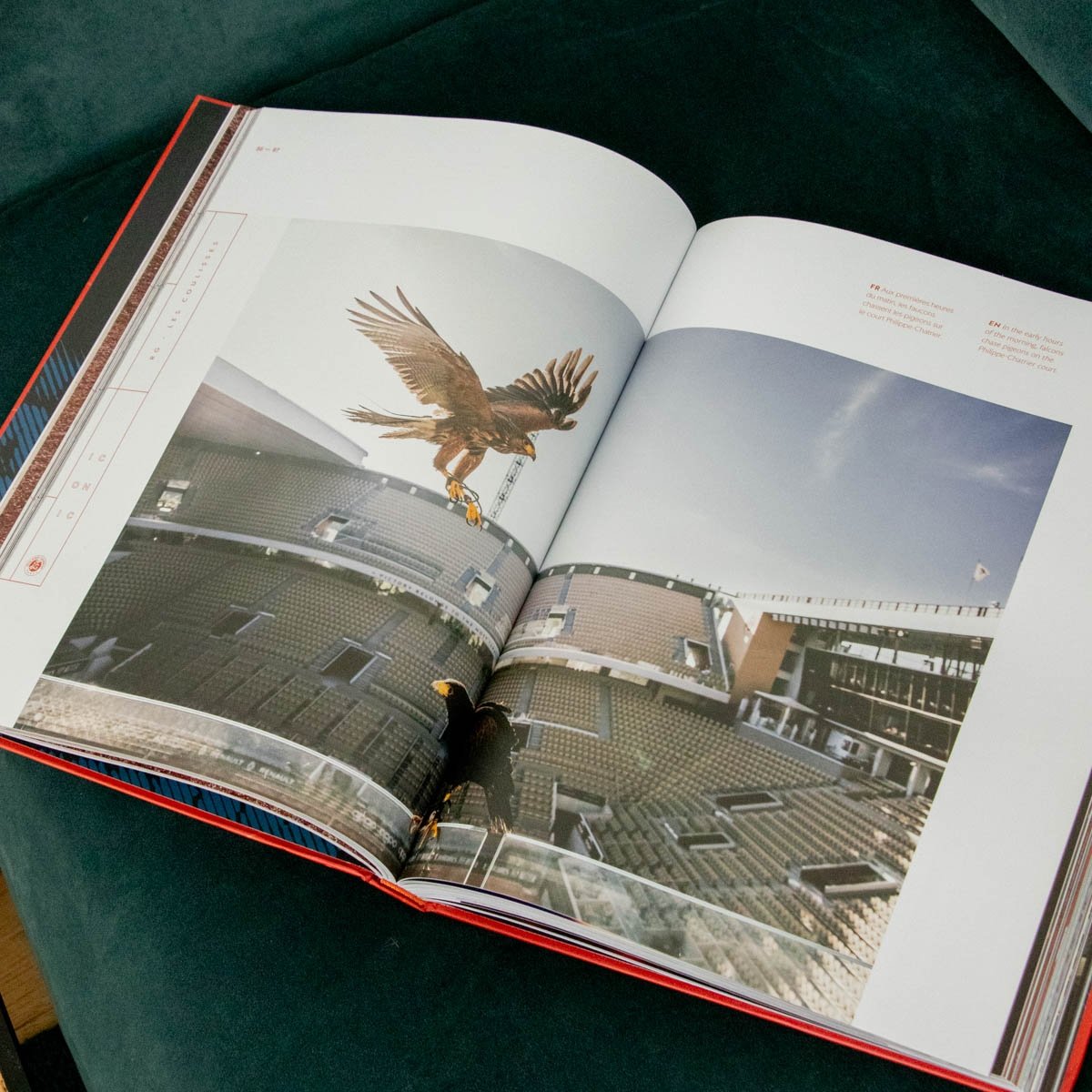 Livre photo Roland Garros Iconic – Images mythiques du tournoi – Édition Amphora