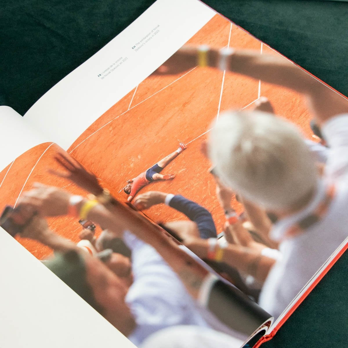 Livre photo Roland Garros Iconic – Images mythiques du tournoi – Édition Amphora