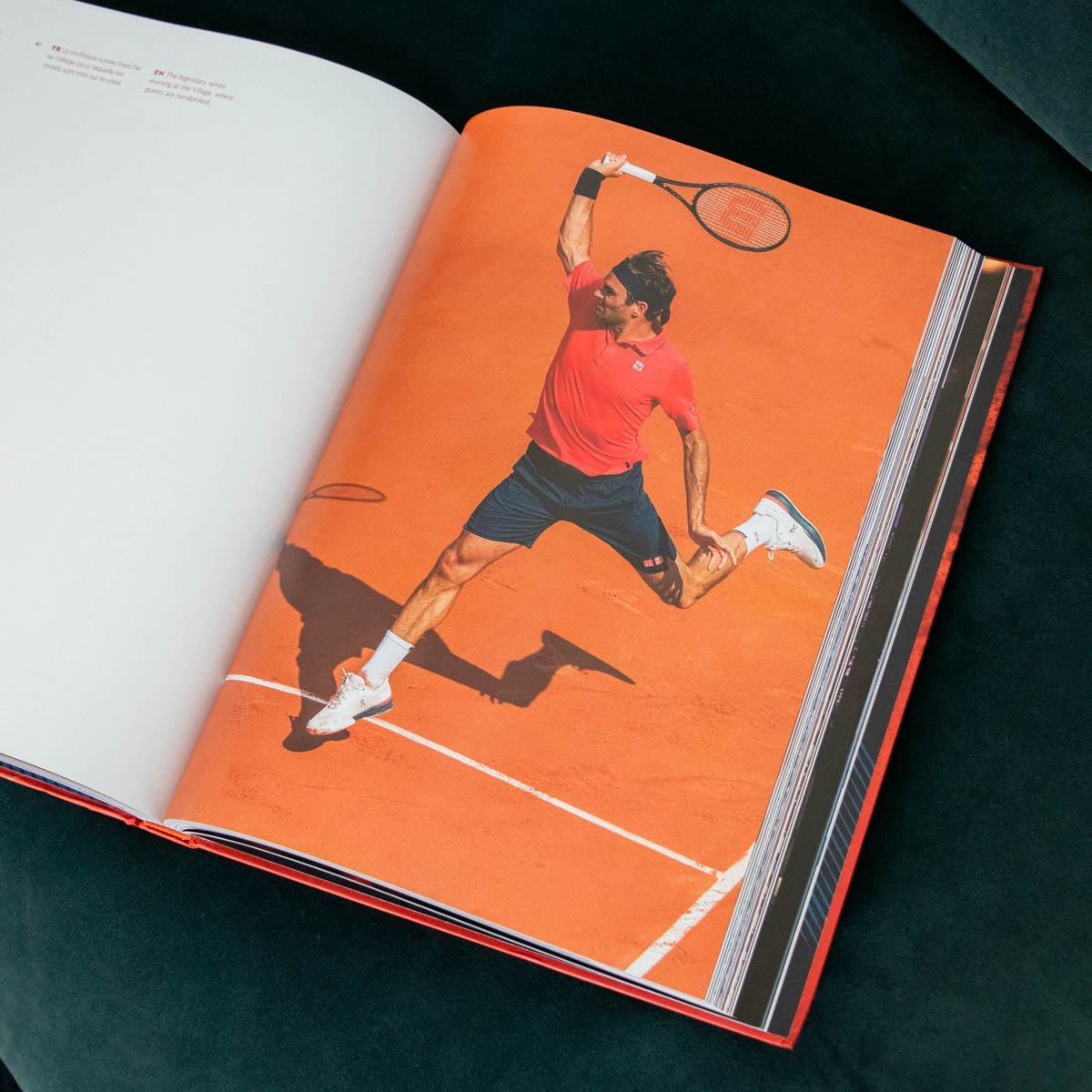 Livre photo Roland Garros Iconic – Images mythiques du tournoi – Édition Amphora