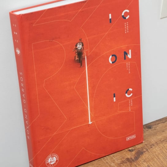 Livre photo Roland Garros Iconic – Images mythiques du tournoi – Édition Amphora