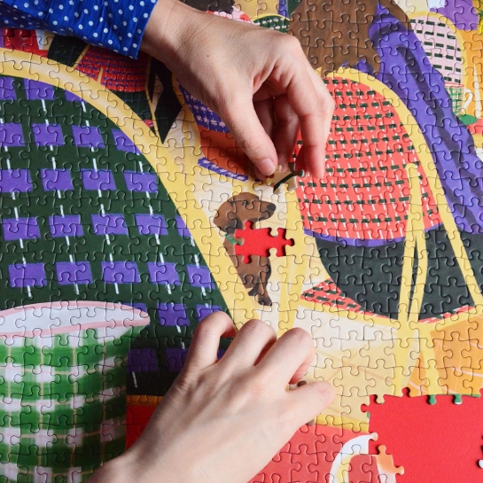 Puzzle 1000 pièces design et écologique – Illustrations modernes– Fabriqué en France