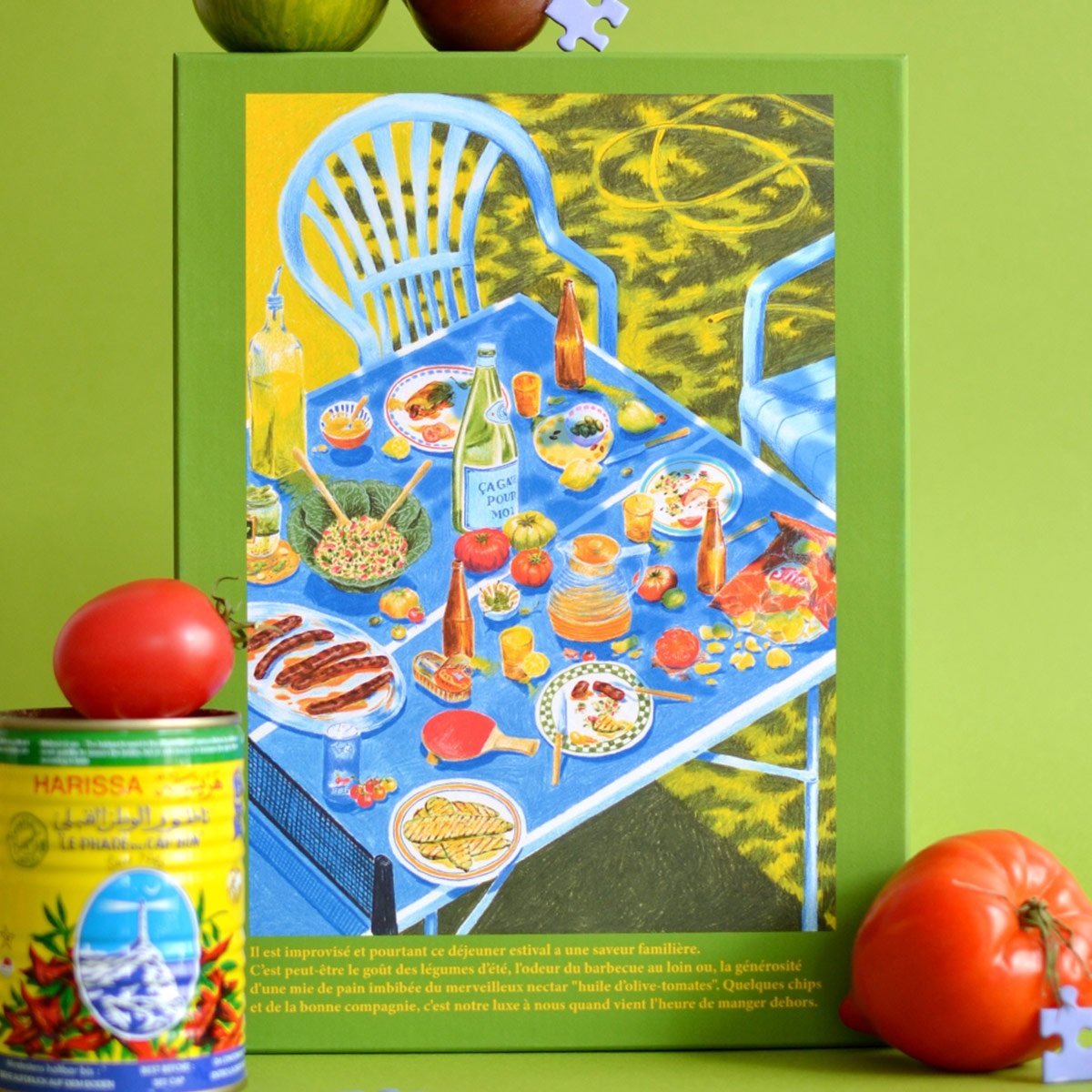 Puzzle 1000 pièces design et écologique – Illustrations modernes– Fabriqué en France