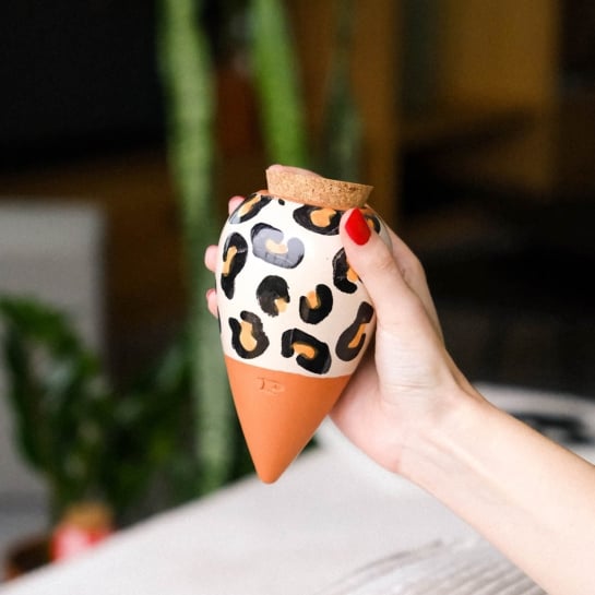 Réservoir d’eau naturel Pépin – Olla en céramique microporeuse, arrosage autonome et économe pour plantes