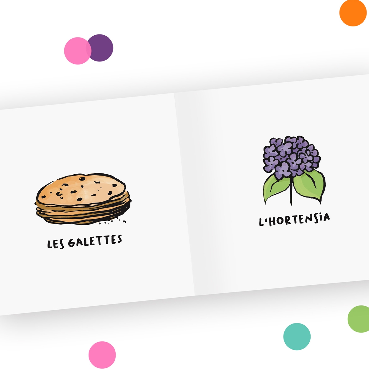 Imagier villes & régions Tata Clairette - Illustrations faites main - Éveil et découverte locale