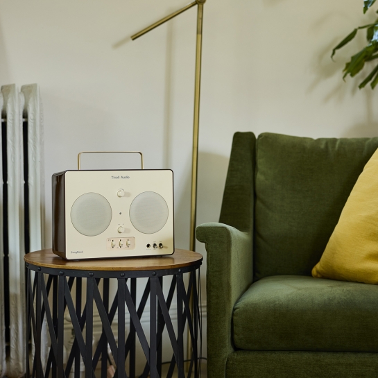 Enceinte Bluetooth portable SongBook vintage – Son Hi-Fi 40W, égaliseur, USB-C, IPX4, autonomie 10h
