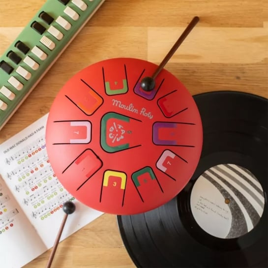 Tambour à Languettes Moulin Roty - Instrument Zen Enfant | Percussions, Coordination & Apprentissage