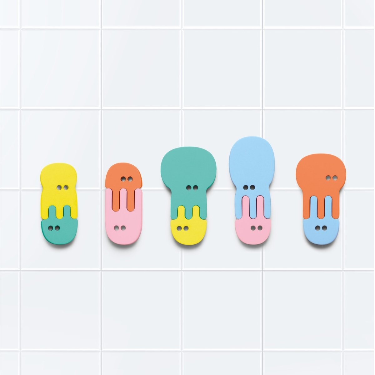 Puzzle de Bain Quut - Jouet éducatif flottant  Mousse Sans BPA - Motricité fine & Association des formes - Île au trésor - 12 pièces - Île au trésor (Quut) - Image 7
