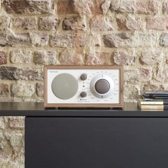 Enceinte Bluetooth rétro Model One BT – Radio AM/FM en bois haut de gamme avec entrée auxiliaire – Design rétro