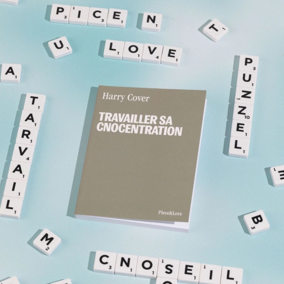 Carnet Piece & Love PIECE & LOVE – Carnet souple en papier recyclé, couverture amusante et design trompe-l'œil made in France