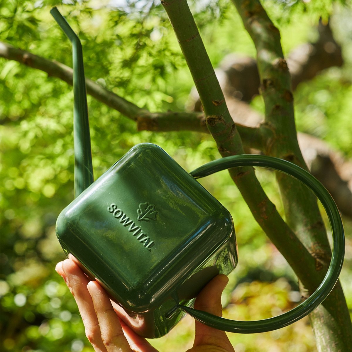 Arrosoir design ergonomique 0,5L – Métal anticorrosion, bec verseur précis, confort d’arrosage – Fabriqué en Angleterre