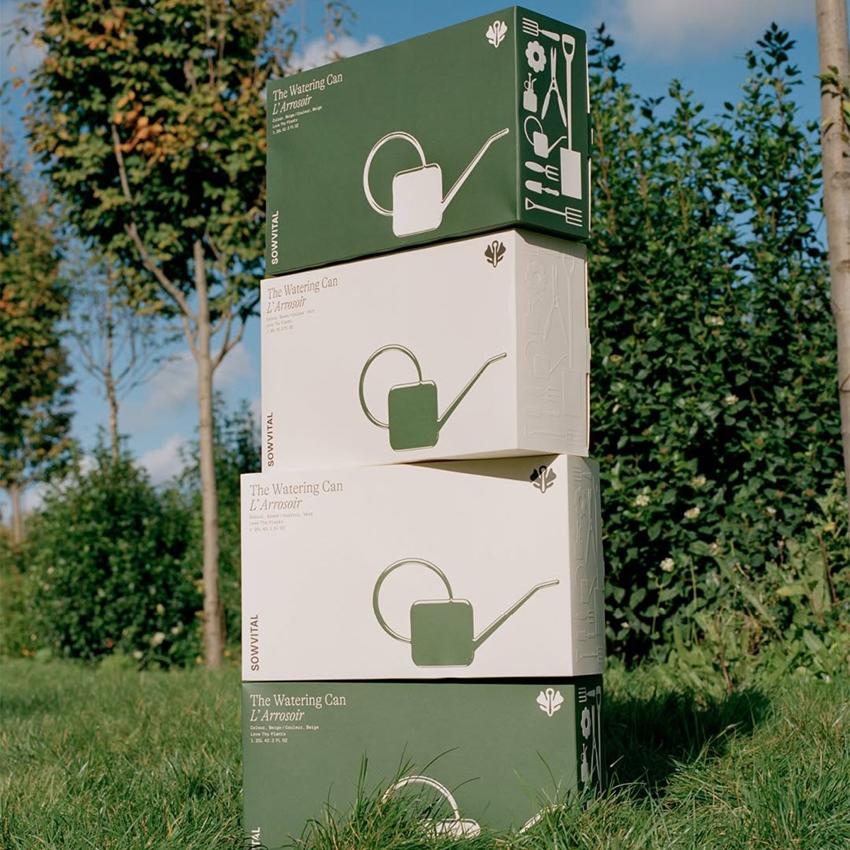 Arrosoir design ergonomique 0,5L – Métal anticorrosion, bec verseur précis, confort d’arrosage – Fabriqué en Angleterre