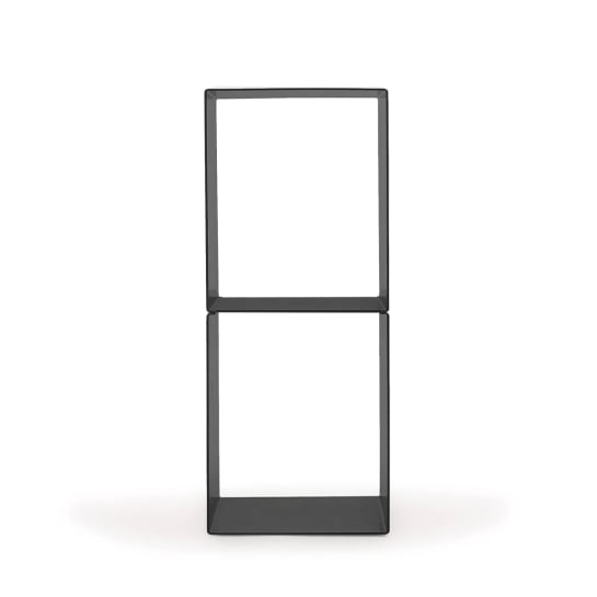 Meuble vinyles acier thermolaqué – Rangement 120 vinyles – Stable, anti-vibrations – Fabriqué en France