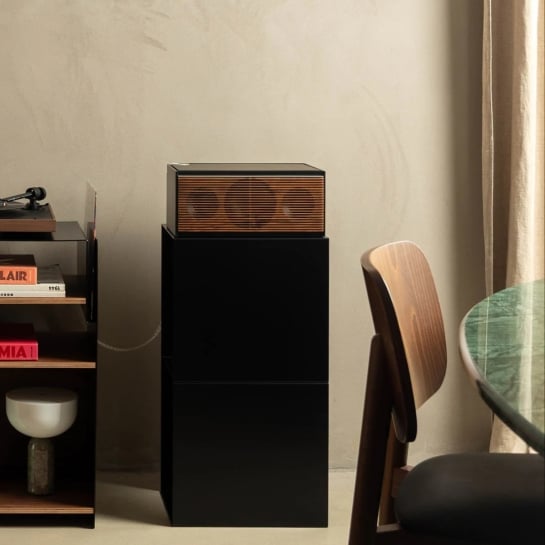 Meuble vinyles acier thermolaqué – Rangement 120 vinyles – Stable, anti-vibrations – Fabriqué en France