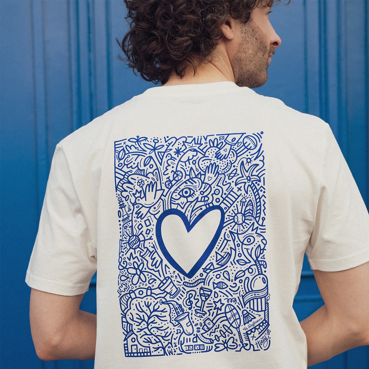 T-shirt Le Padre blanc illustré - Idée cadeau papa - T-shirt personnalisé Affaire de famille