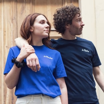 T-shirt Le Padre illustré - Navy Image 41565