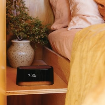 Réveil apaisant intelligent multifonctions Loftie - Réveil bien-être - Enceinte Bluetooth - Bruits blancs & méditation