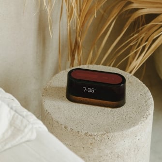 Réveil apaisant intelligent multifonctions Loftie - Réveil bien-être - Enceinte Bluetooth - Bruits blancs & méditation