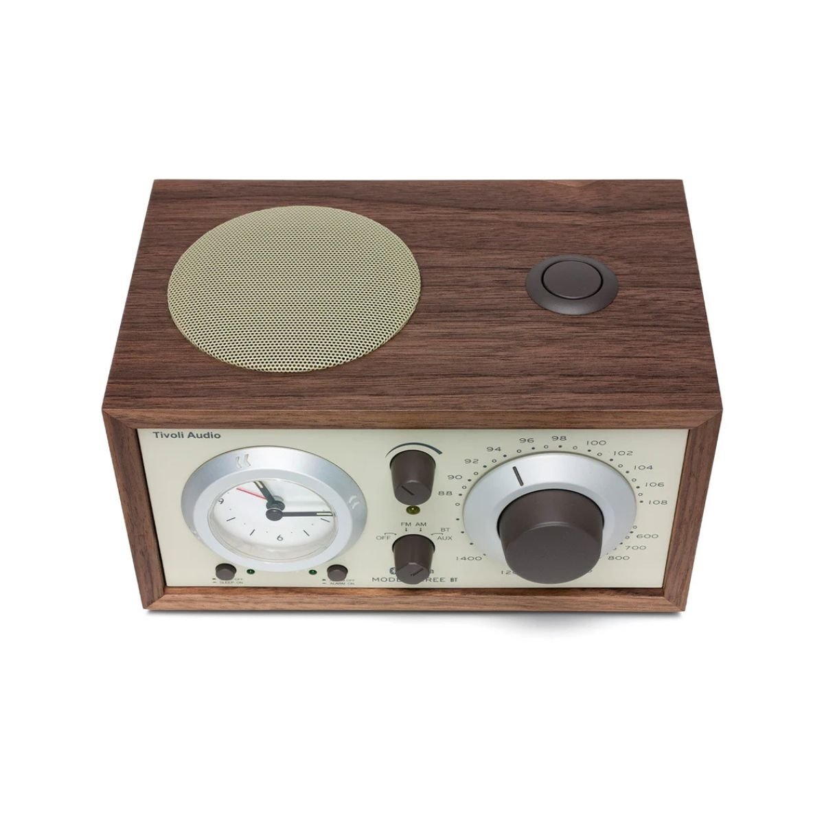 Radio réveil - Tivoli - réveil bluetooth - radio réveil design - bois - Three BT