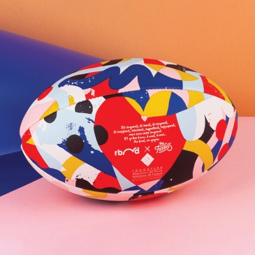 Ballon de rugby designé The feebles (image 2)