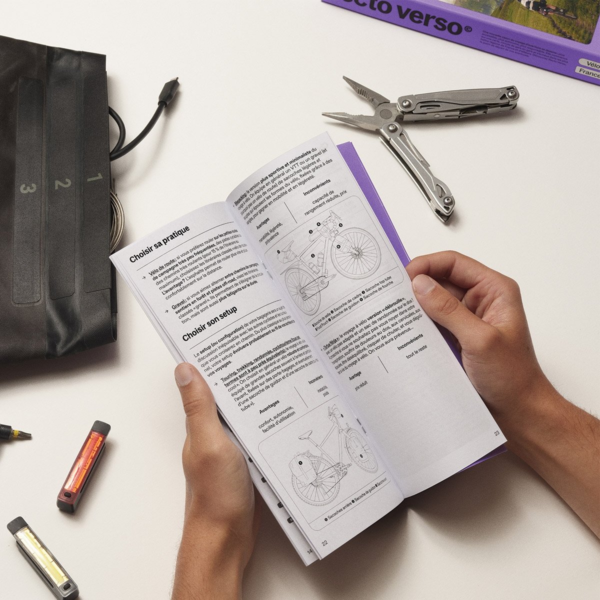 Coffret Recto Verso - 100 cartes d'itinéraires à vélo en France