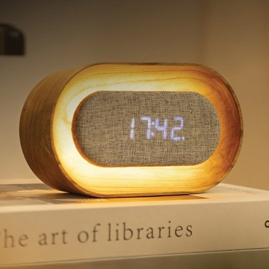 Réveil en bois design - Les Raffineurs