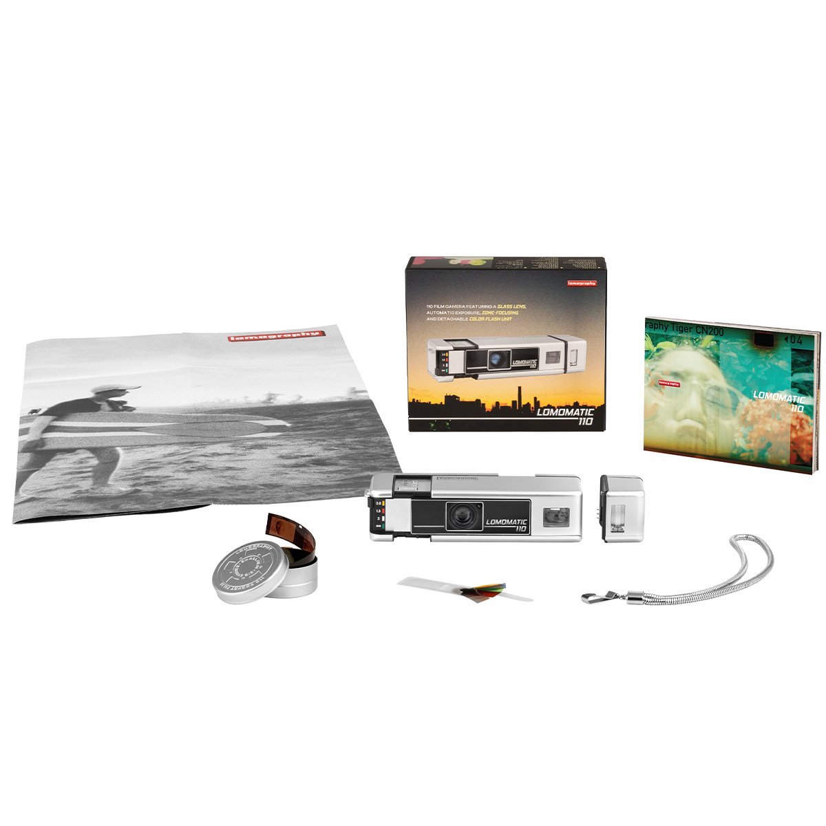 Appareil photo vintage Lomomatic 110 - Appareil photo argentique - Format de poche