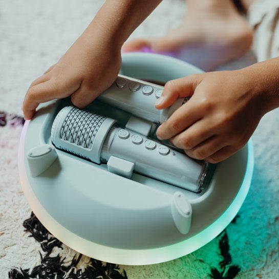 Enceinte karaoke avec micros pour enfant - Les Raffineurs